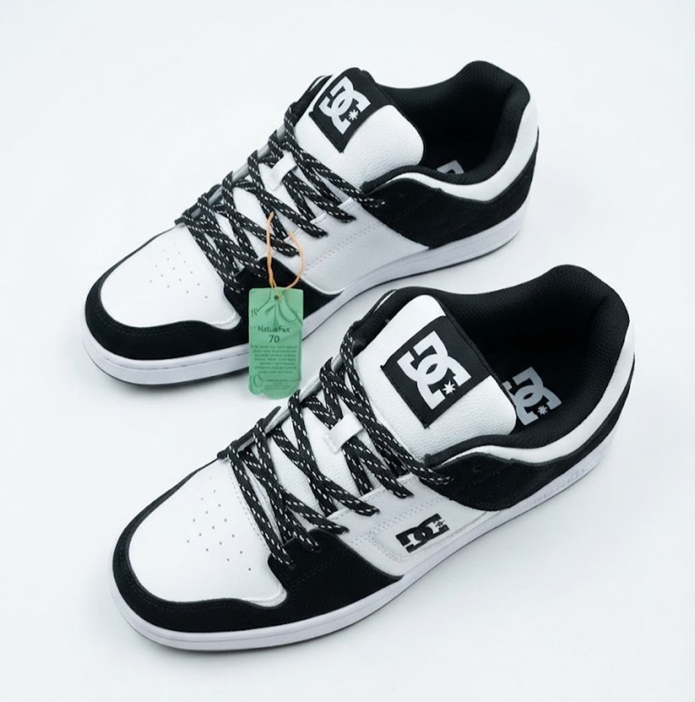 DC Shoes Cure Skate Shoes - Black/White - Men's Size US 10.5 / EU 44
